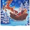 Santa's Reindeer-Drawn Sleigh Ride Christmas Outdoor Flag - 40" x 28"